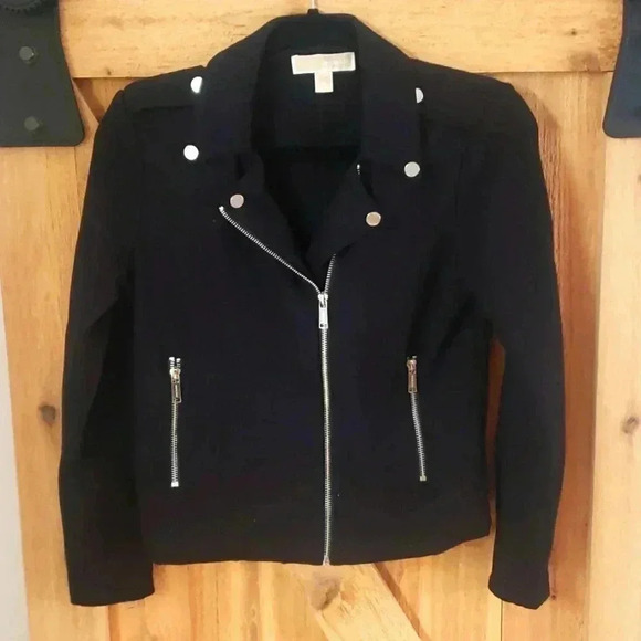 MICHAEL Michael Kors Knit Moto Jacket - Picture 8 of 15